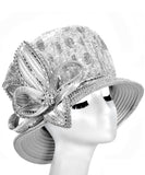 Giovanna HR22137 silver lace hat