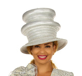 Giovanna HR22161 silver big hat