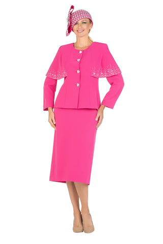 Giovanna S0736 Pink Skirt Suit