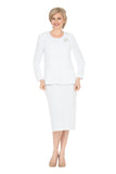 Giovanna S0745 white suit