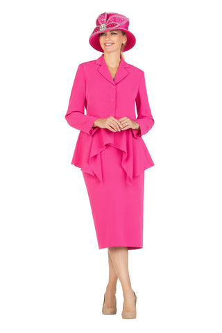 Giovanna S0917 pink skirt suit