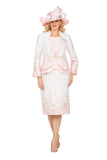 Giovanna G1154 pink skirt suit