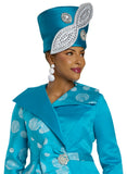 Lisa Rene H66379 blue hat