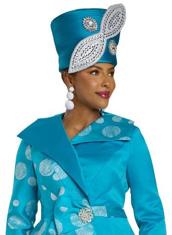 Lisa Rene H66379 blue hat