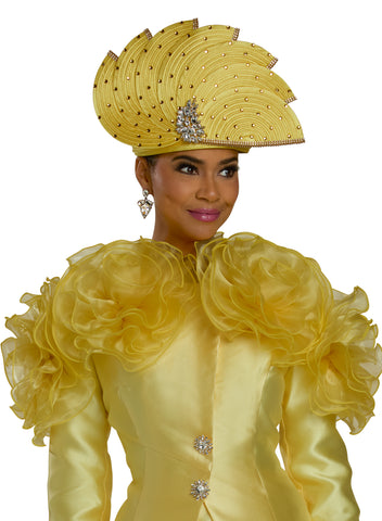 Lisa Rene H66395 yellow hat