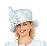 Giovanna HG1152 ice blue small brim hat