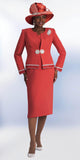 Lily & Taylor 4272 rust skirt suit
