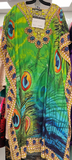 Peacock Kaftan Dress