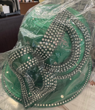 Lily & Taylor H919 emerald green hat