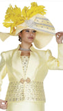 Elite Champagne H6208 yellow big hat
