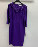 Lily & Taylor 4601 purple dress