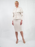 JSS Knit Skirt 1200 ivory skirt