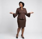 Brown JSS Knit Jacket 9248