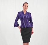 Purple JSS Knit Jacket 9248