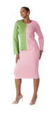 Kayla 5322 lime skirt suit