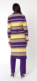 Kayla 51014 purple knit pant suit