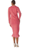 Kayla 5329 fuchsia skirt suit