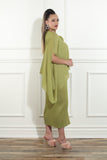 Luxe Moda 462 lime green jacket dress