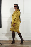 Luxe Moda 464 mustard coat