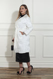Luxe Moda 464 off white coat