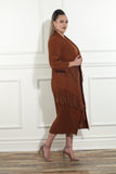 Luxe Moda 466 cinnamon jacket dress
