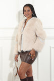 Luxe Moda 484 beige jacket