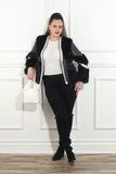 Luxe Moda 484 black jacket