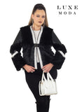 Luxe Moda 484 black jacket