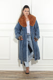 Luxe Moda 488 denim coat
