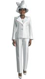Lily & Taylor 2667 white pant suit