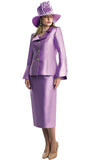 Lily & Taylor 4107 lilac skirt suit