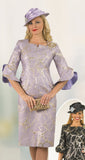Lily & Taylor 4960 lavender dress