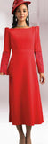 Lily & Taylor 5068 red dress
