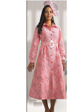 Lily & Taylor 5110 pink maxi dress