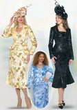 Lily & Taylor 5186 lace and sequin skirt suit