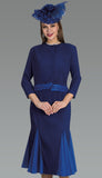 Lily & Taylor 5206 royal skirt suit