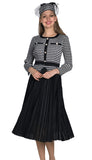 Lily & Taylor 5211 black maxi dress