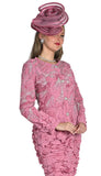 Lily & Taylor 5217 mauve skirt suit