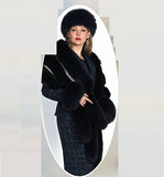 Lily & Taylor 5221 navy blue skirt suit