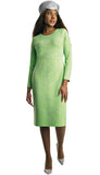 Lily & Taylor 602 ice green dress
