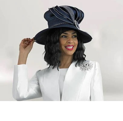 Lily & Taylor H110 navy blue hat