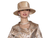 Lily & Taylor H162 gold hat
