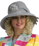 Lily & Taylor H278 silver hat