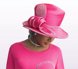 Lily & Taylor H356 hot pink hat
