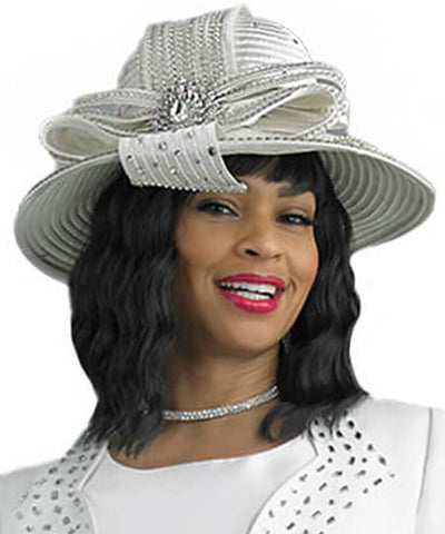 Lily & Taylor H464 ivory hat