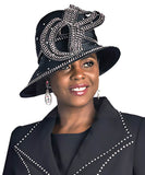 Lily & Taylor H919 black hat