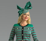 Lily & Taylor H920 green fascinator