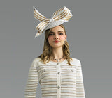 Lily & Taylor H920 ivory fascinator