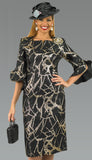 Lily & Taylor 4960 black dress