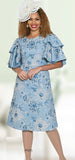Lily & Taylor 4994 blue dress